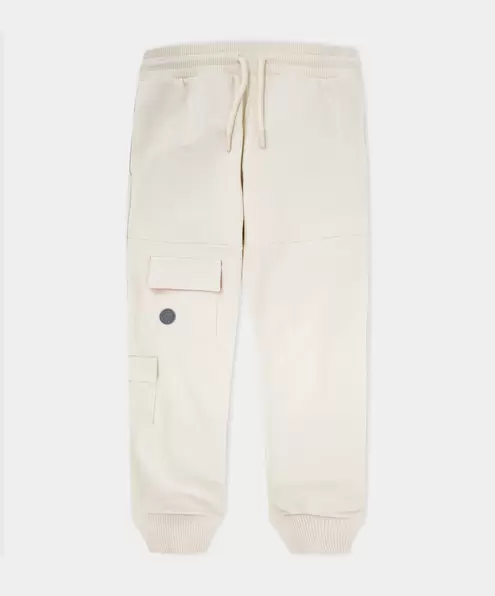 Pantalón Deportivo Para Niño En Burda Color Beige