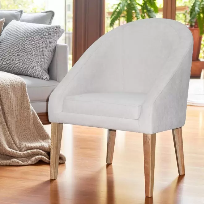 Silla Decorativa Saga Pata Nat /almendr