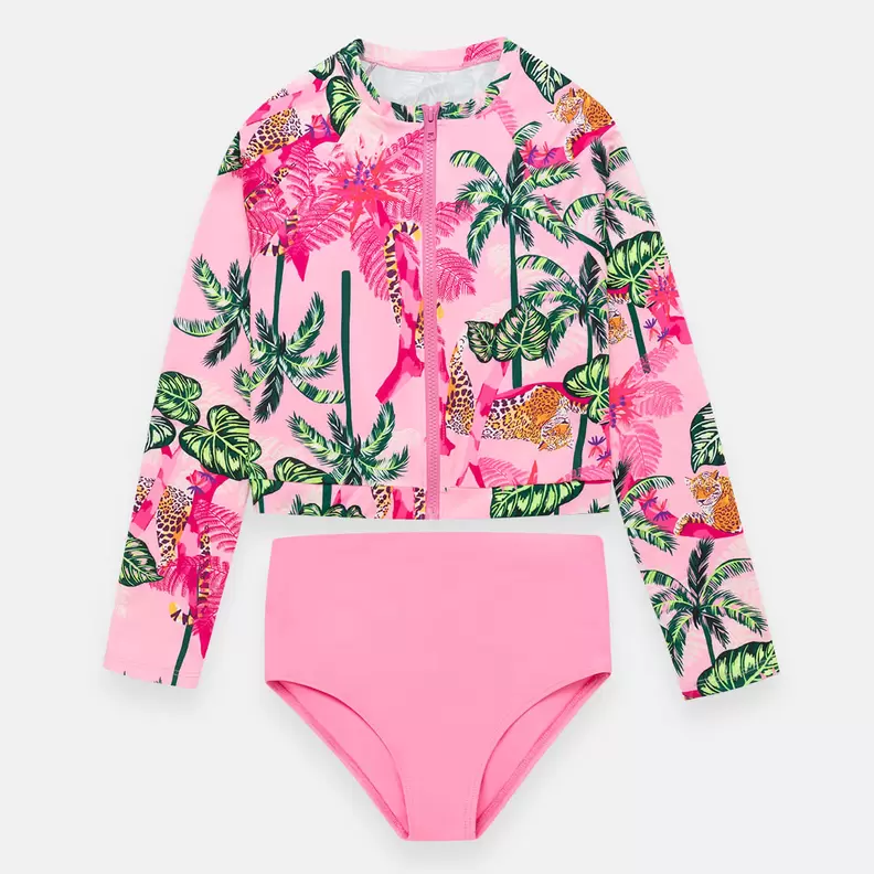 Vestido de baño tankini para niña