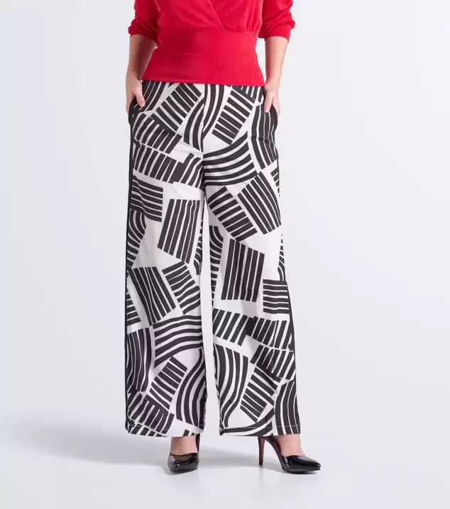 Pantalon Para Mujer Estampado Bota Flare Derek