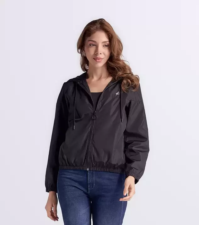 Chaqueta Para Mujer Impermeable Unicolor Charlotte Derek