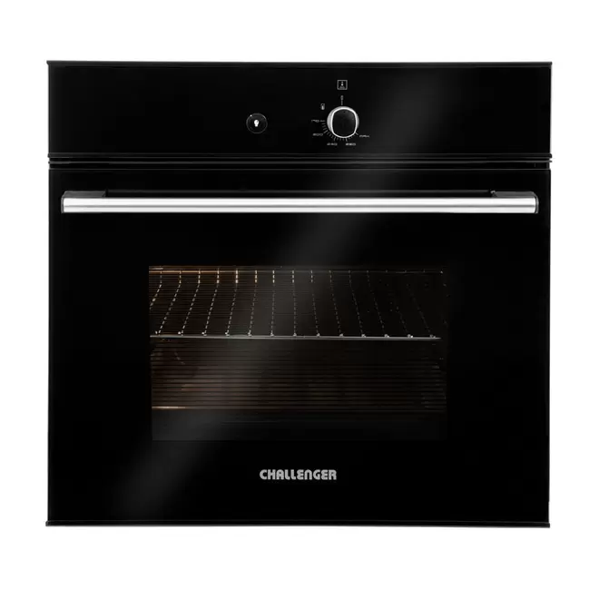 Horno de empotrar challenger gas natural 60 cm negro