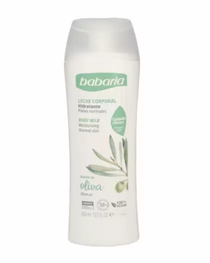 Crema Babaria body milk aceite oliva