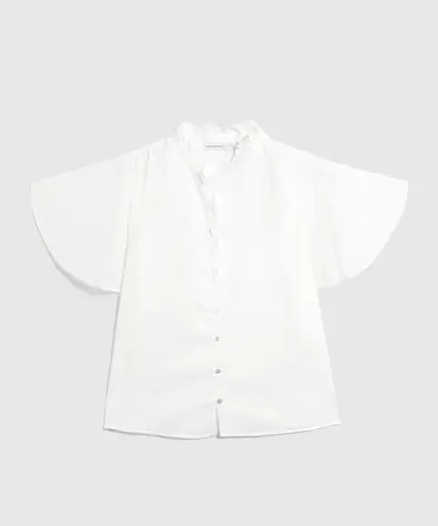 Blusa Unicolor Manga Corta