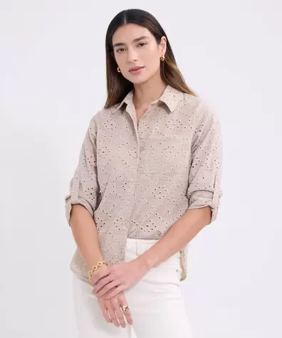 Camisa manga larga para mujer