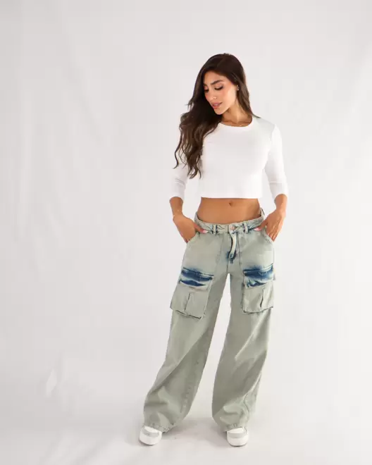 Jean Cargo Moss - 715009