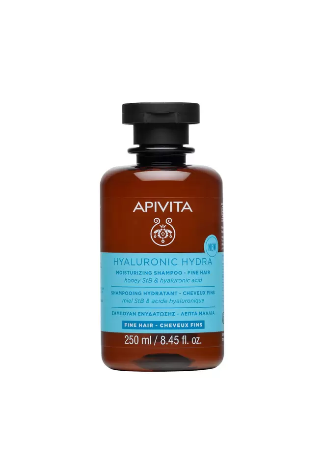Apivita Hyalu Hydra Shampoo - Fine Hair 250 Ml
