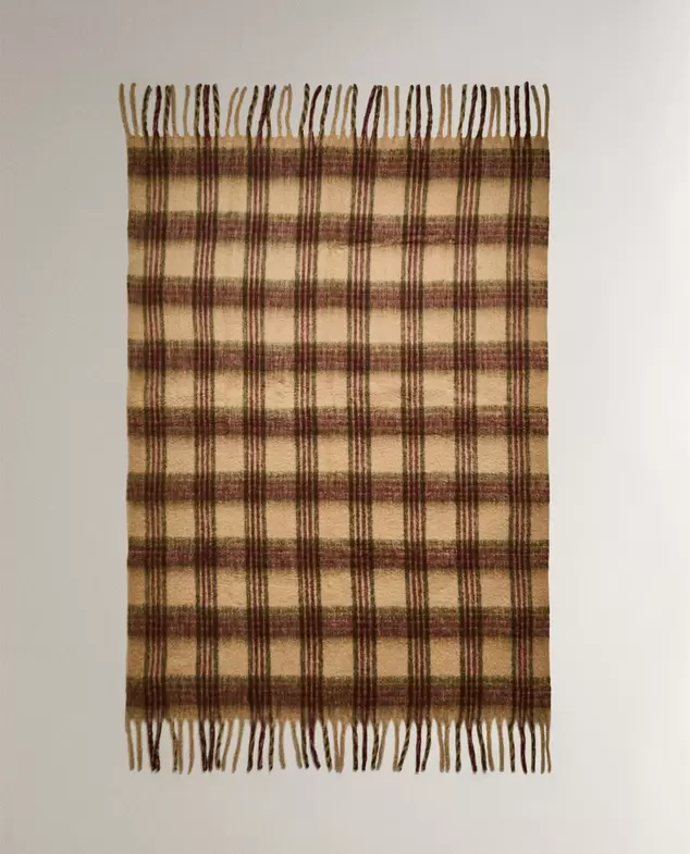 MANTA SUAVE CUADROS FLECOS