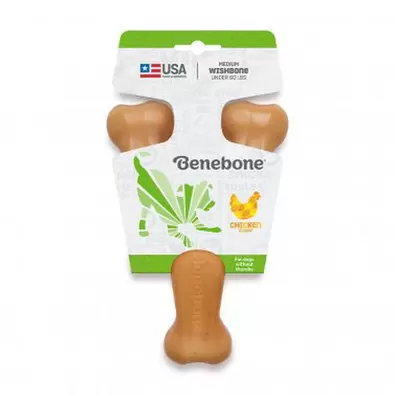 Benebone Chicken Flavor Wishbone Dog Chew Toy