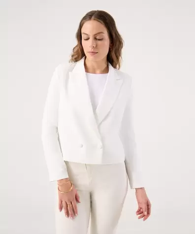 Blazer Con Diseño Cruzado