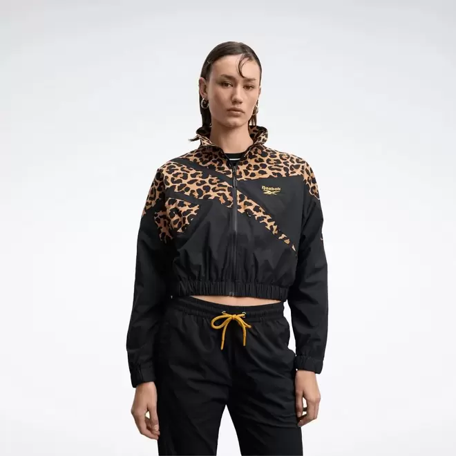 Chaqueta Classics | Animal Print Vector Track Jacket | Mujer