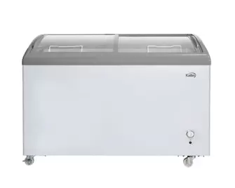 Congelador horizontal kalley tipo vitrina 254 litros blanco