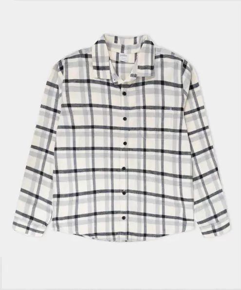 Camisa Manga Larga Leñadora Para Niño