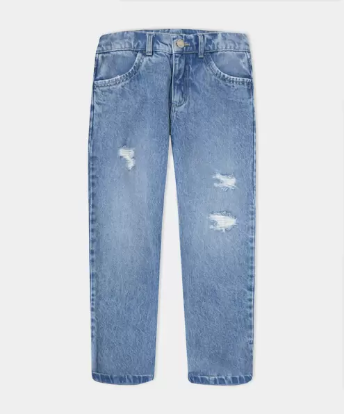 Jean Straigh Leg Para Niño