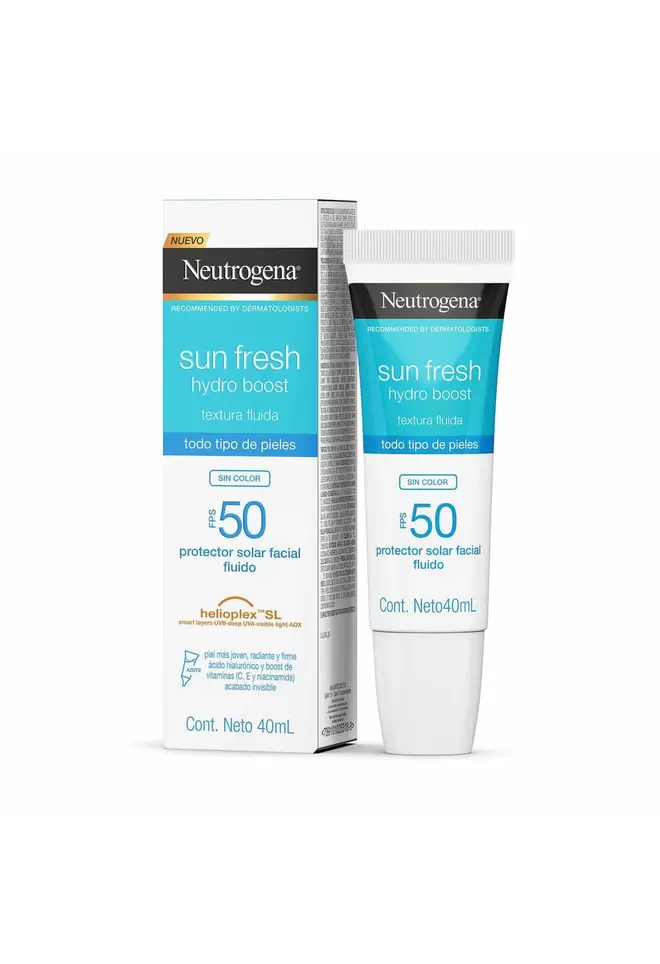 Neutrogena Sun Fresh Hydro Boost Sin Color Spf 50 40ml