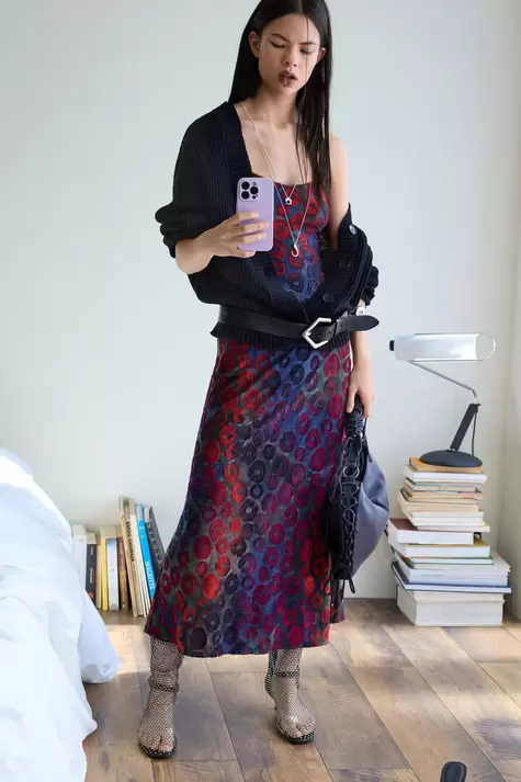 Vestido 2 en 1 cardigan