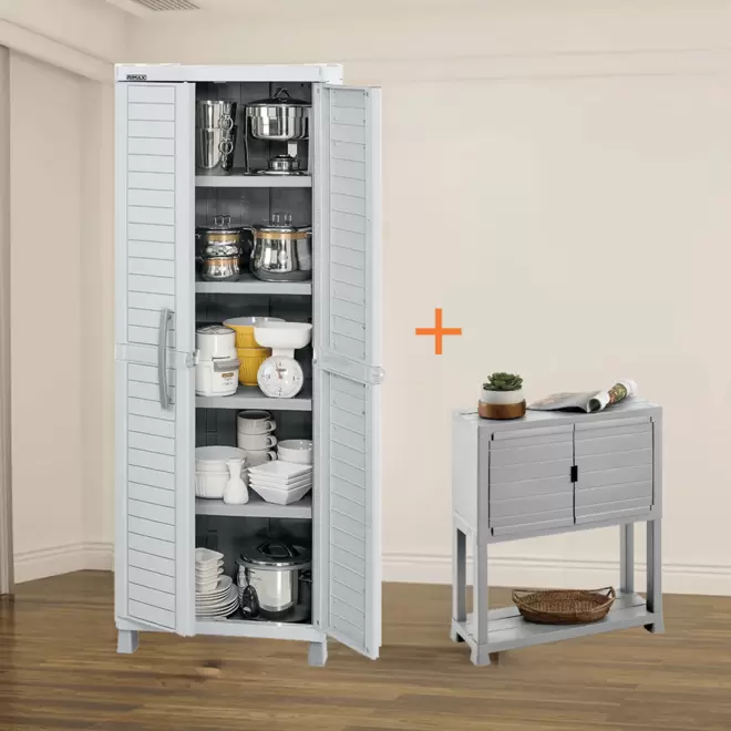 Combo organizador barú, 1 Armario grande, 1 Mueble organizador