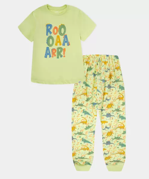 Pijama Camiseta Manga Corta y Pantalón