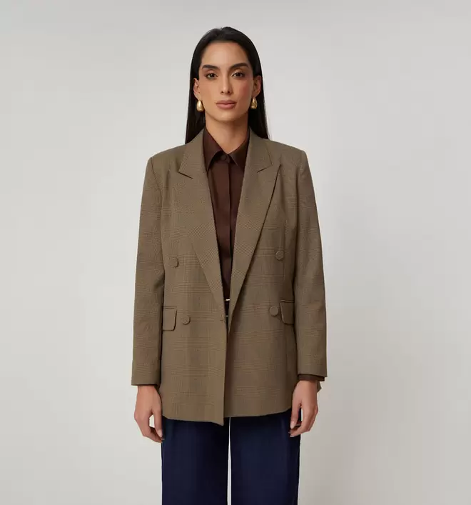 Blazer 4 botones frente