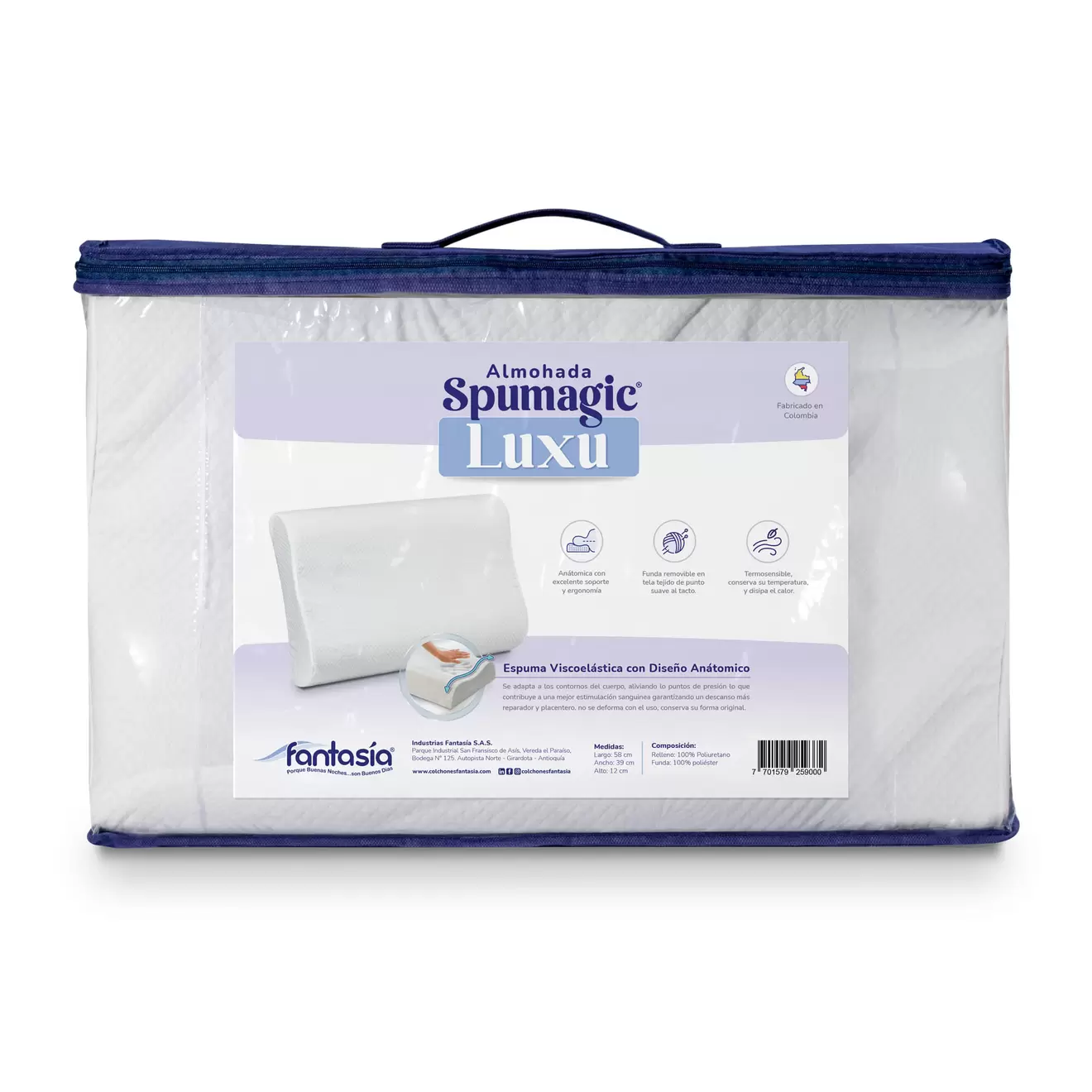 Almohada Fantasia Spumagic Luxu