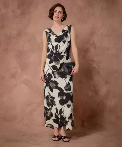 Vestido Sin Mangas Estampado