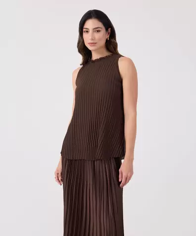 Blusa Texturizada Con Detalle En Espalda