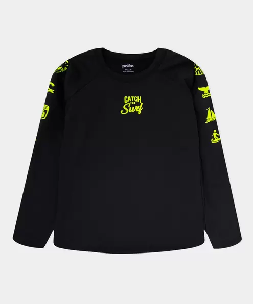 Camiseta Manga Larga Para Niño