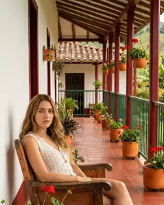 Chaleco tejido tres botones