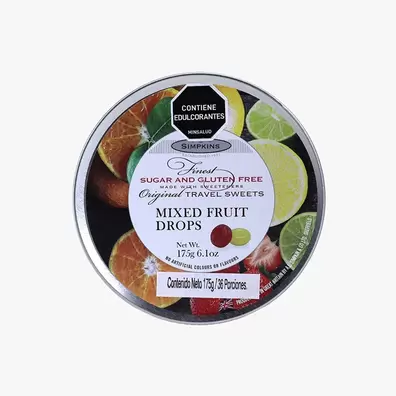 Dulces Simpkins sf mix Fruit Lat 175g