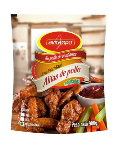 Alitas de pollo avicampo miel mostaza