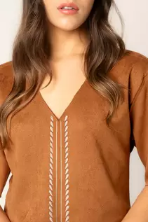 Blusa Suede Destino