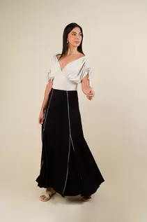 Falda Fluida Esmeralda