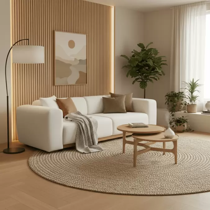 Sofá 3 Puestos Pure, crudo