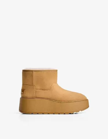 Botines plataforma forro pelo