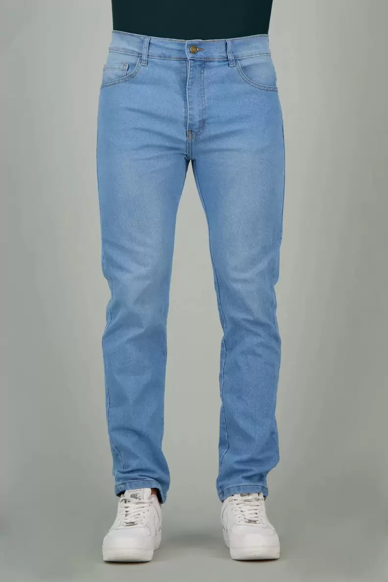 Jean de hombre clasica semi ajustada