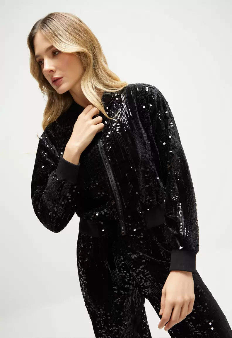 Chaqueta tipo bomber para mujer