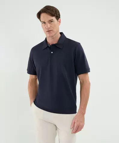 Polo Clásica Con Ruedo Ajustado Para Hombre