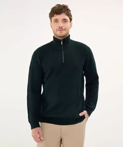 Saco Tejido Cuello Alto