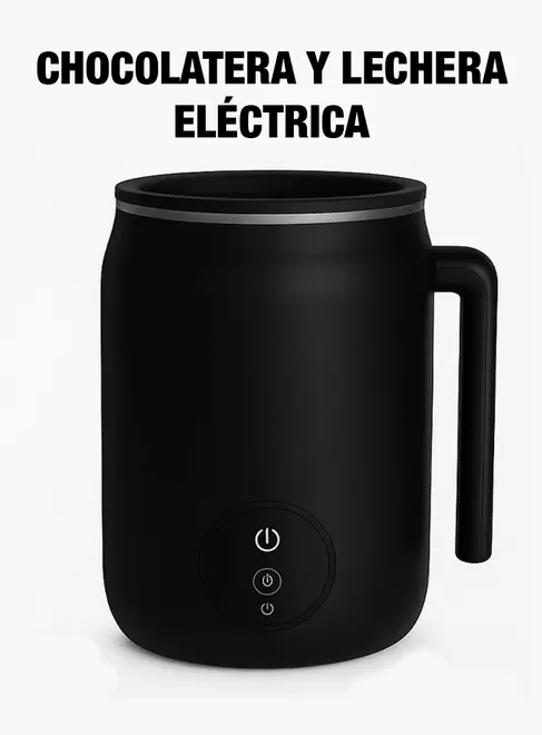 Chocolatera y Espumador Eléctrico Todo en 1 Latte Cappuccino