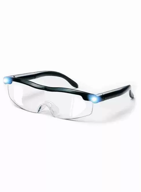Gafas Lupa Visión De Aumento Con Luz