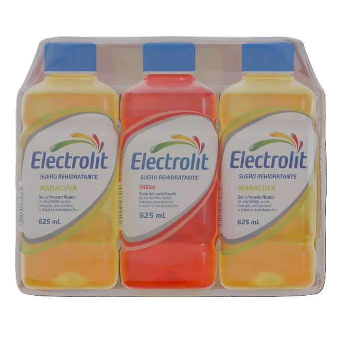 Electrolit Suero Oral Sabores Surtidos 6 Unidades / 625 mL / 21.13 oz