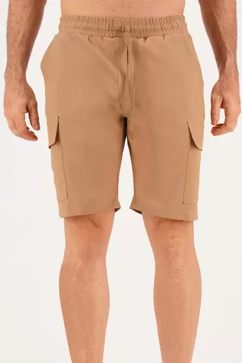 Bermuda de hombre cargo - Kaki