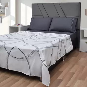 Sábanas 200 Hilos Estampadas – Música Gris