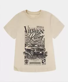 Camiseta Manga Corta Para Niño