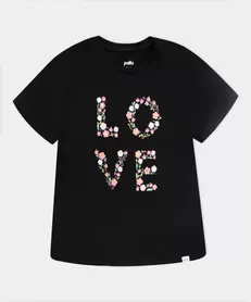 Camiseta Manga Corta Para Niña