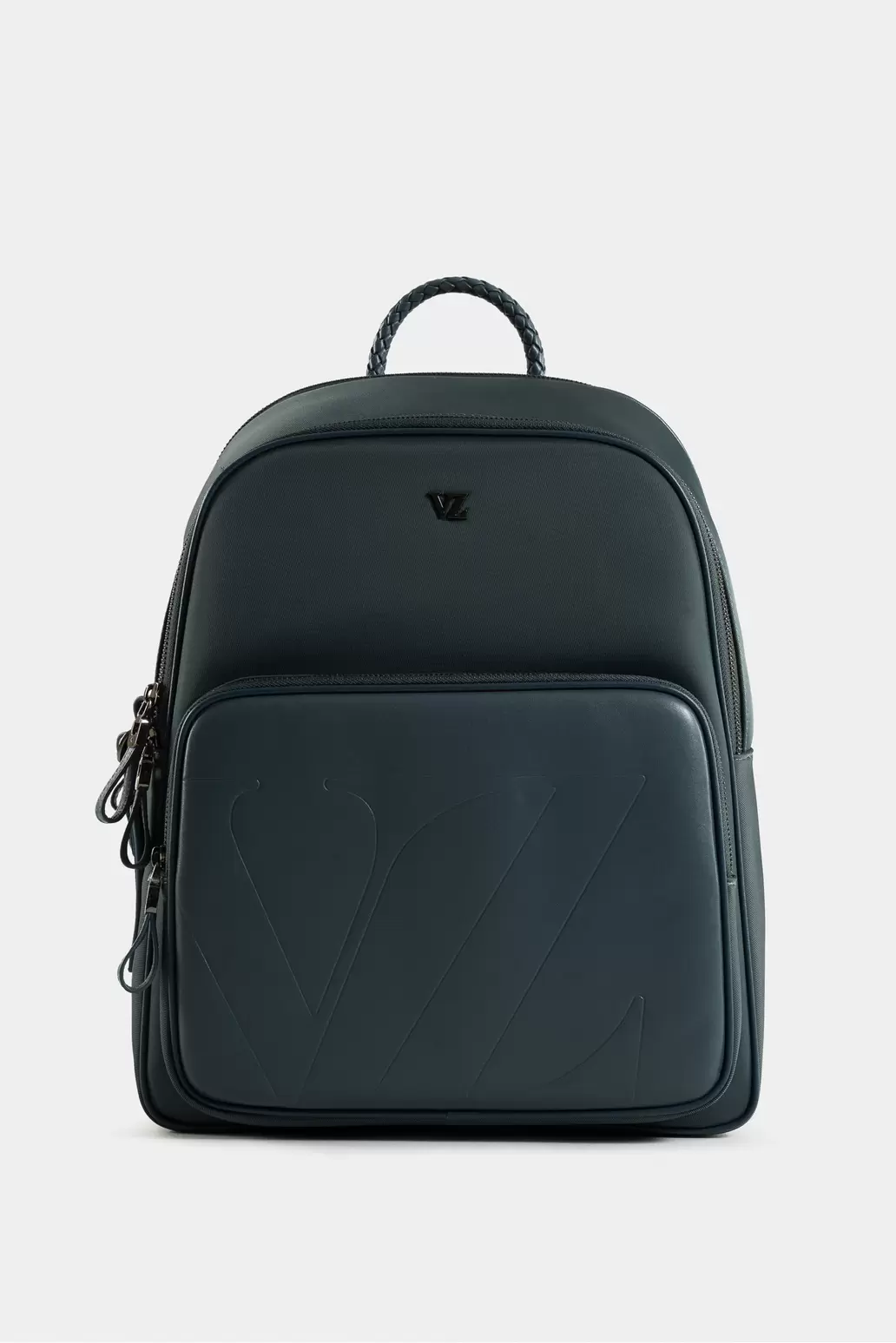 Tula morral legacy de cuero y nylon para mujer tag para viaje Agua Marina