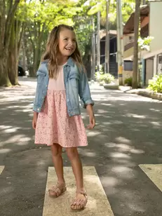 Vestido Corto Para Bebé Niña