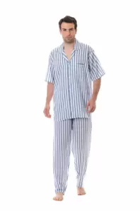 JJ TENCEL RAYAS AZUL BLANCO