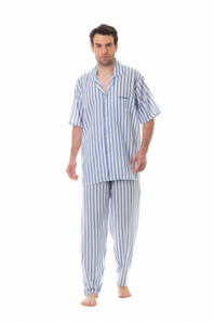 JJ TENCEL RAYAS AZUL BLANCO