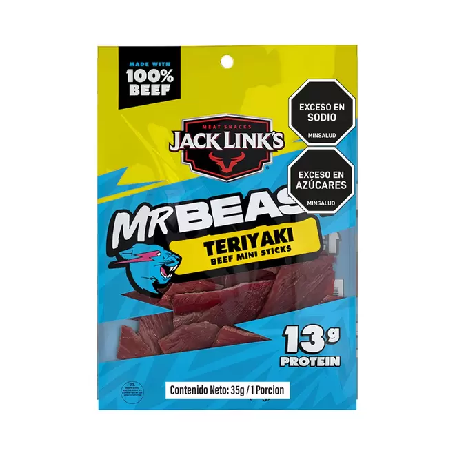 BEEF JERKY TERIYAKI JACK LINKS 35g